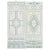 Contemporary Sample - Schumacher X Mary McDonald Shell Grotto Panel A in Seafoam For Sale - Image 3 of 6