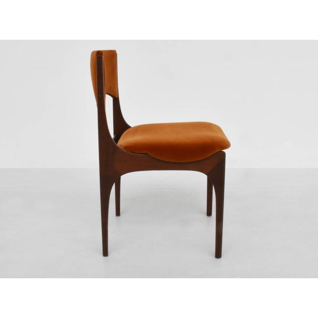 Rosewood Chairs Mod. Elisabetta by Sormani for Giuseppe Gibelli, Italy, 1961, Set of 6 For Sale - Image 4 of 8