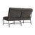 Not Yet Made - Made To Order Brown Jordan Venetian Left Arm Loveseat, Textured Pewter frame with Fusion Charcoal fabric For Sale - Image 5 of 11