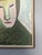Paint 1957 Mid-Century Modern 'Behind the Mask' Vintage Original Abstract Expressionist Portrait Oil Painting, Framed For Sale - Image 7 of 12