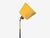 Boréns, Adjustable Floor Lamp, Blue Lacquered Metal, Brass, Fabric, Sweden, 1950s For Sale In New York - Image 6 of 14