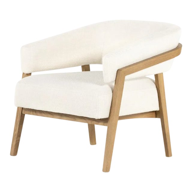 Four Hands Dexter Chair, Gibson White For Sale