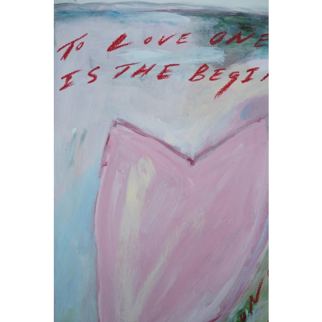 Contemporary To Love Oneself Is the Beginning of a Life Long Romance by Tatiana Alida - Limited Edition A2 Print For Sale - Image 3 of 8