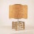 18kt Gold-Plated Table Lamp, 1970s For Sale - Image 3 of 6
