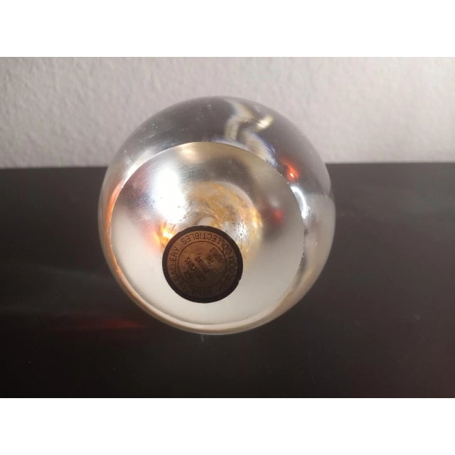 Dynasty Gallery heirloom collectible Art Glass Paperweight. It is clear with suspended gold flecks & Sculpture. Procured...