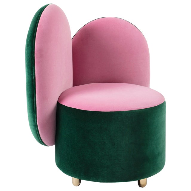 Half Half Lounge Chair by Thomas Dariel For Sale