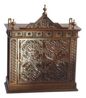 Art Nouveau Cabinet with Gothic Elements, 1890s