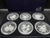 The set of 6 Val Saint Lambert crystal coasters is a fine and refined product from the famous Belgian glassworks. Each of...