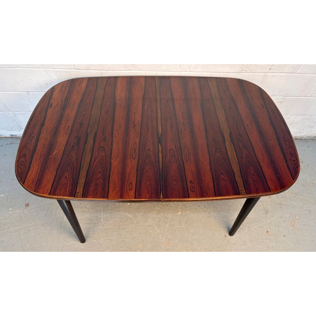 Mid 20th Century Iconic Danish Mid-Century Modern Rosewood Dining Set With 8 High-Back Chairs For Sale - Image 4 of 18