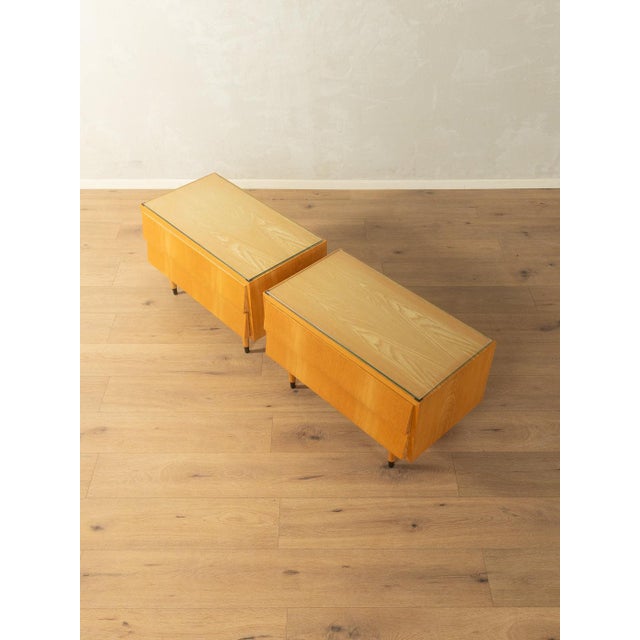 Bedside Tables from Oldenburg Furniture Workshops, 1950s, Set of 2 For Sale - Image 4 of 9