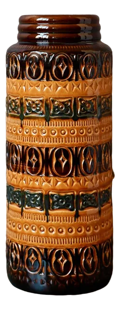 Large Scandinavian Roller Spirit Vase from Scheurich, 1960s