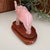 Gemstone Vintage Rose Quartz Carved Elephants on Stands - A Pair For Sale - Image 7 of 10