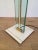 Cream Glass, Brass and Lacquered Metal Floor Lamp, Circa 1970 For Sale - Image 8 of 11