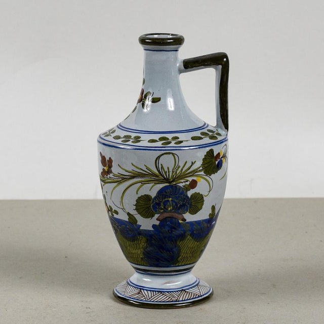 Ceramic Faenza Jug Vase from CALF, Milan, Italy For Sale - Image 4 of 9