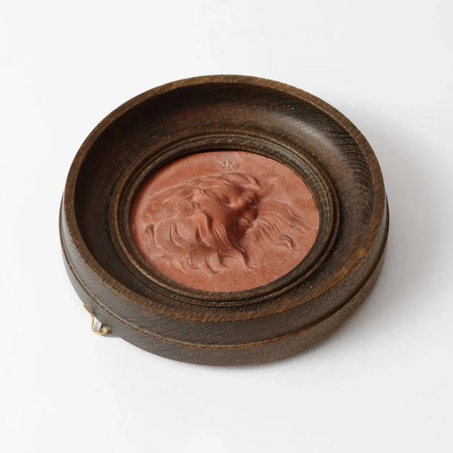 Koos Van Der Kaaij, A Young Girl, 1950s, Terracotta Relief For Sale - Image 6 of 9