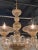 Modern Gold Glass Murano Chandelier With 8 Arms For Sale - Image 4 of 8
