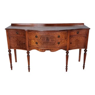 Late 19th Century Sheraton Revival Style Sideboard For Sale