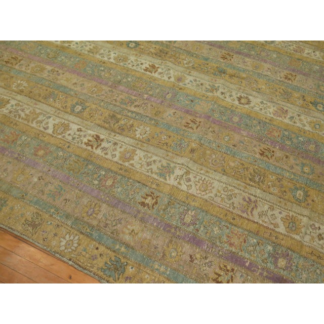 Square Antique Turkish Rug, 9'9'' X 10'5'' For Sale - Image 11 of 13