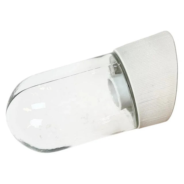 Vintage White Porcelain Wall Light, 1970s For Sale - Image 13 of 13