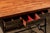 Wood Antique Butcher Block Kitchen Island For Sale - Image 7 of 9