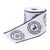 Elevate your holiday decorating and crafting with this Set of 2 Wired Cotton Ribbons. Each 4" x 5-yard roll features a...