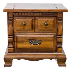 Vintage Sumter Furniture Two Drawer Nightstand