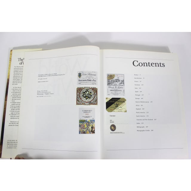 Paper 1986 the World of Wine Hard Cover Coffee Table Book David McCormack For Sale - Image 7 of 14