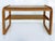 Mid-Century Modern Lou Hodges Mersman Waldron Oak Glass Console Table, 1970s For Sale - Image 3 of 7