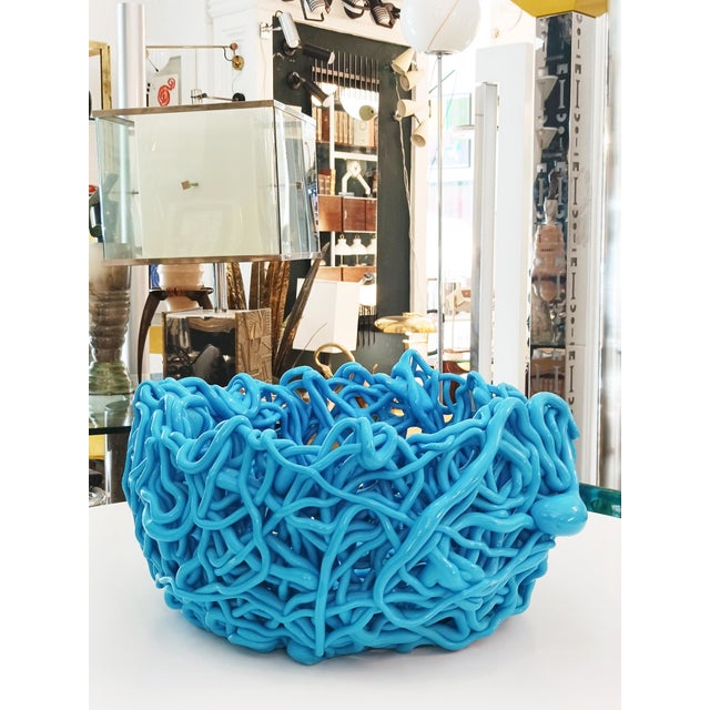 Senza Fine Series Centerpiece by Gaetano Pesce for Meritalia, Italy, 2000s For Sale - Image 3 of 7