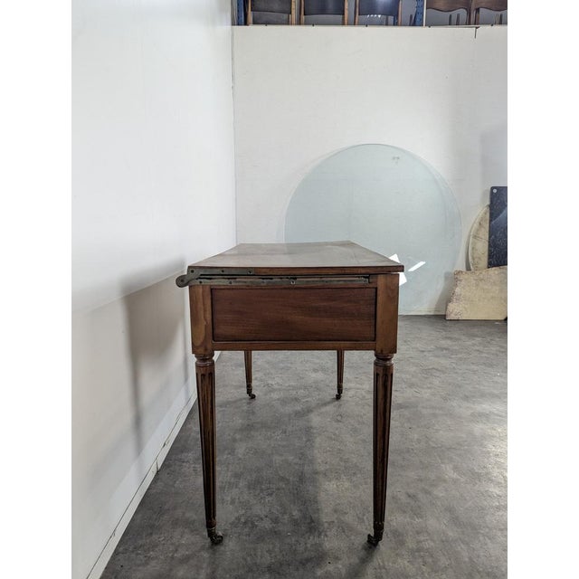 Brown 19th Century Louis XVI Mahogany Men's Dressing Table For Sale - Image 8 of 11