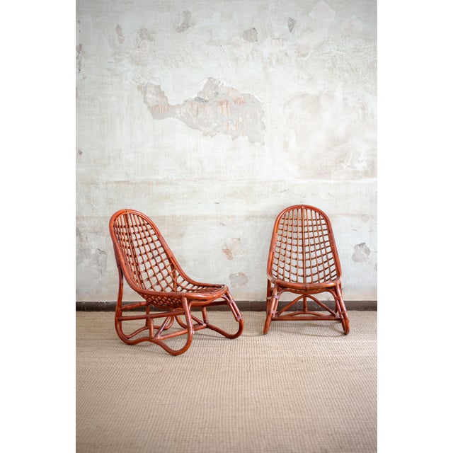 Vintage Bamboo Armchairs, 1980s, Set of 2 For Sale - Image 15 of 15