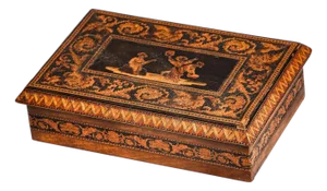 Exceptional Antique Grand Tour Marquetry Wood Box Italian Inlaid Victorian Decorative Home Decor