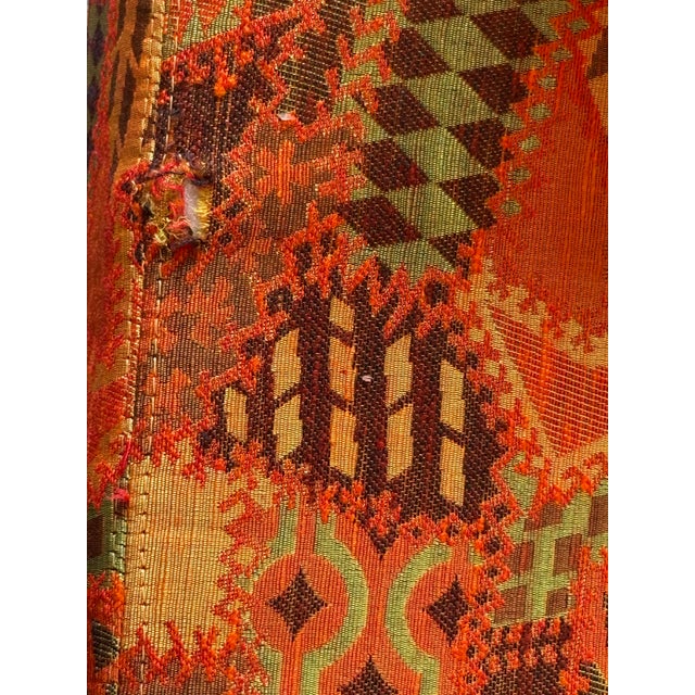 Selig Selig of Monroe Mid-Century Modern Geometric Pattern Pit Sofa For Sale - Image 4 of 12