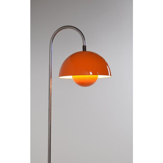 Rare flowerpot garden lamp designed by verner panton in 1967. It was produced for only a few years (1968 - 1973) by the...
