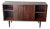 Danish Mid 20th Century Modern Rosewood Sideboard - Vintage Credenza With Sliding Doors For Sale