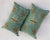 Contemporary Green Silk Sabra Pillow Covers- a Pair For Sale - Image 12 of 12