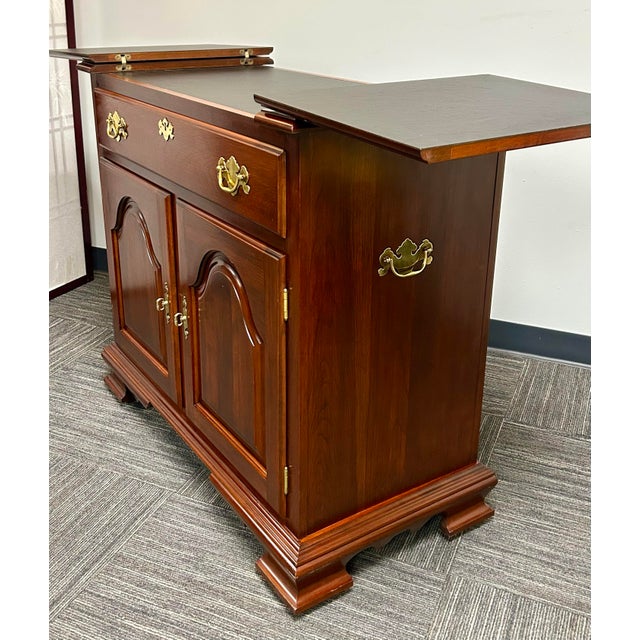 American Late 20th Century Flip Top Server For Sale - Image 3 of 9