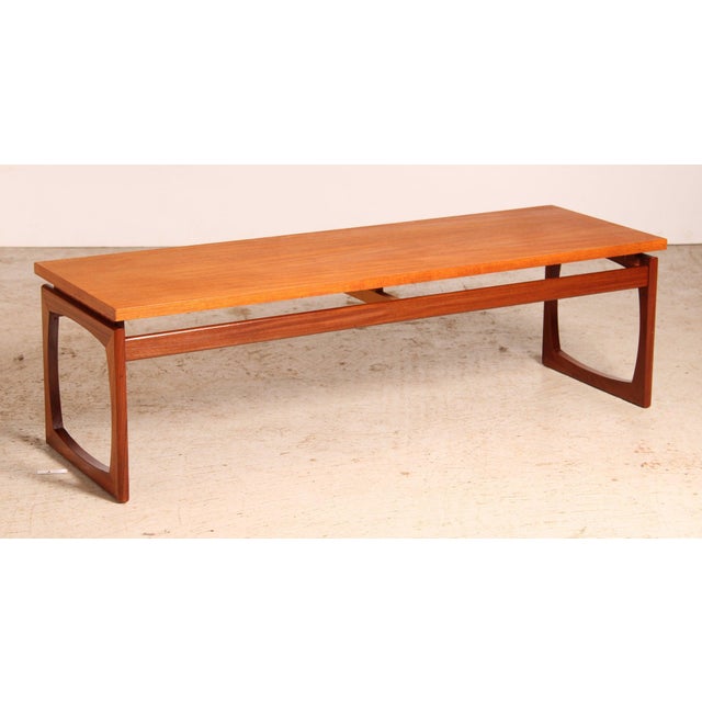 Long Mid-Century Quadrille Coffee Table in Teak from G-Plan, 1960s For Sale - Image 10 of 10