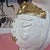 1960s Handcrafted Italian Ceramic Planter in the Form of a Queens Head with Gilded Crown, 1970s For Sale - Image 5 of 12