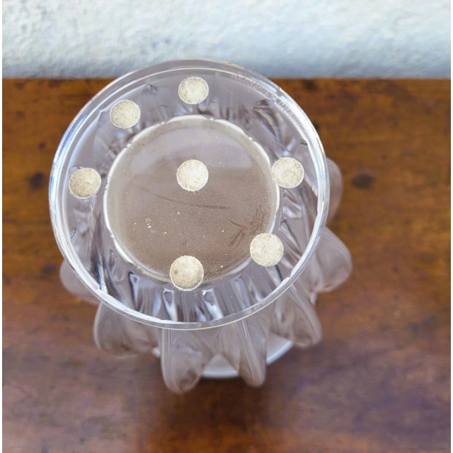 Courchevel Vase from Lalique For Sale - Image 6 of 14