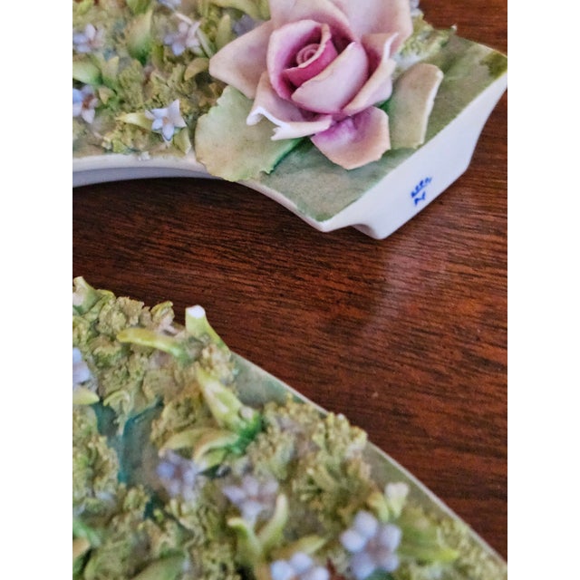 Vintage Capodimonte Floral Centerpiece - Centerpiece Enhancement For Sale - Image 12 of 16