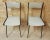 Set of Italian Modern Iron & Wood Boomerang Dining Chairs, 1960s For Sale - Image 4 of 4