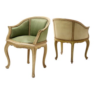 Vintage Bedroom Armchairs, 1920s, Set of 2 For Sale
