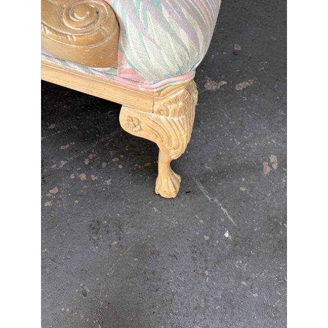 A Pair of Palm Beach Regency Coastal Style Bergere Armchairs by Sherrill Furniture. Circa 1980s For Sale - Image 13 of 18