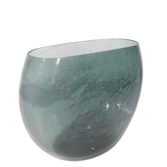 Blenko Mid 20th Century Tinted Glass Pillow Vase For Sale - Image 4 of 10