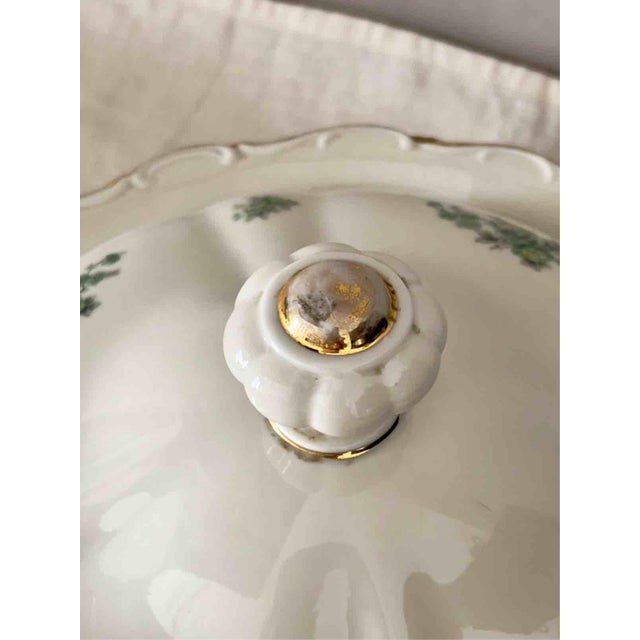 Porcelain Theresia Tureen with Gilt Details from Seltmann Weiden, Germany, 1950s For Sale - Image 12 of 16