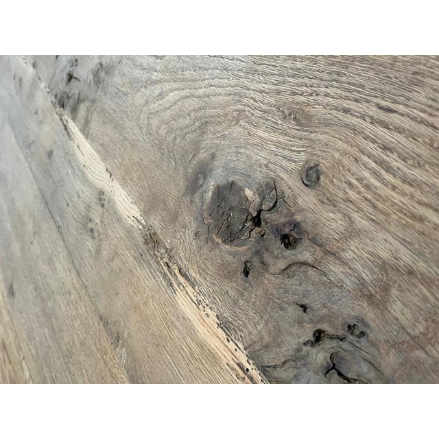 Early 20th Century Oak Farmhouse Table For Sale - Image 12 of 15