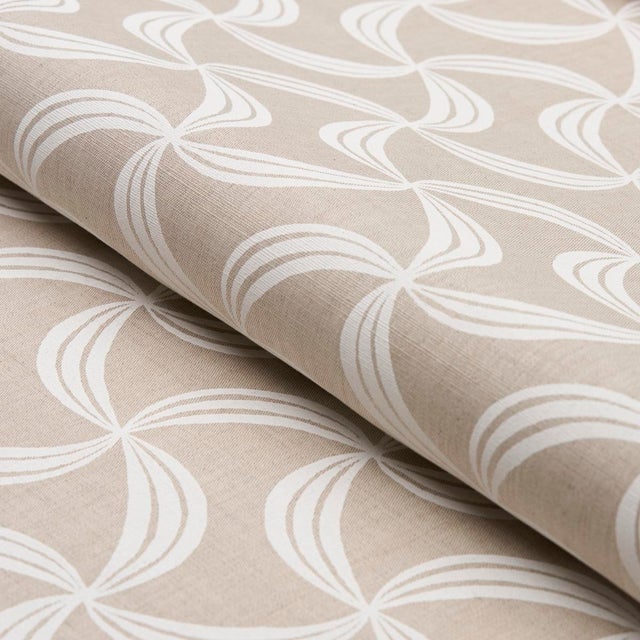 Schumacher SAMPLE - Schumacher Ambrosia Fabric In Natural For Sale - Image 4 of 4