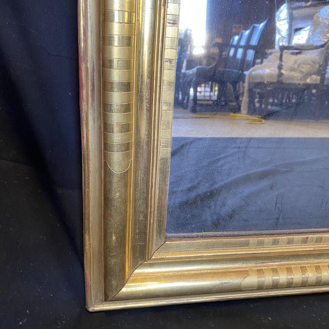 Louis Philippe Antique Giltwood Mirror For Sale - Image 10 of 16
