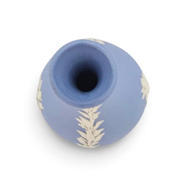Late 20th Century Wedgwood Blue Jasperware Heart Box, Dish and Vase - 3 Pieces For Sale - Image 16 of 18
